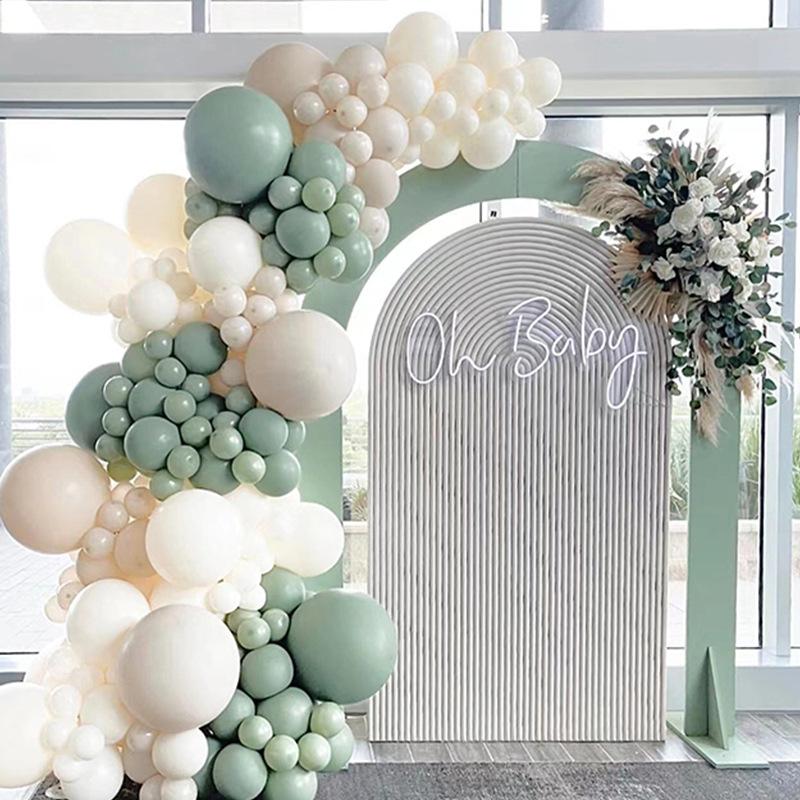 Ballonhochzeit mit Geburtstagsballonanordnung High Sense Weihnachten Internet Celebrity Green Arch Xiongxian Ballon