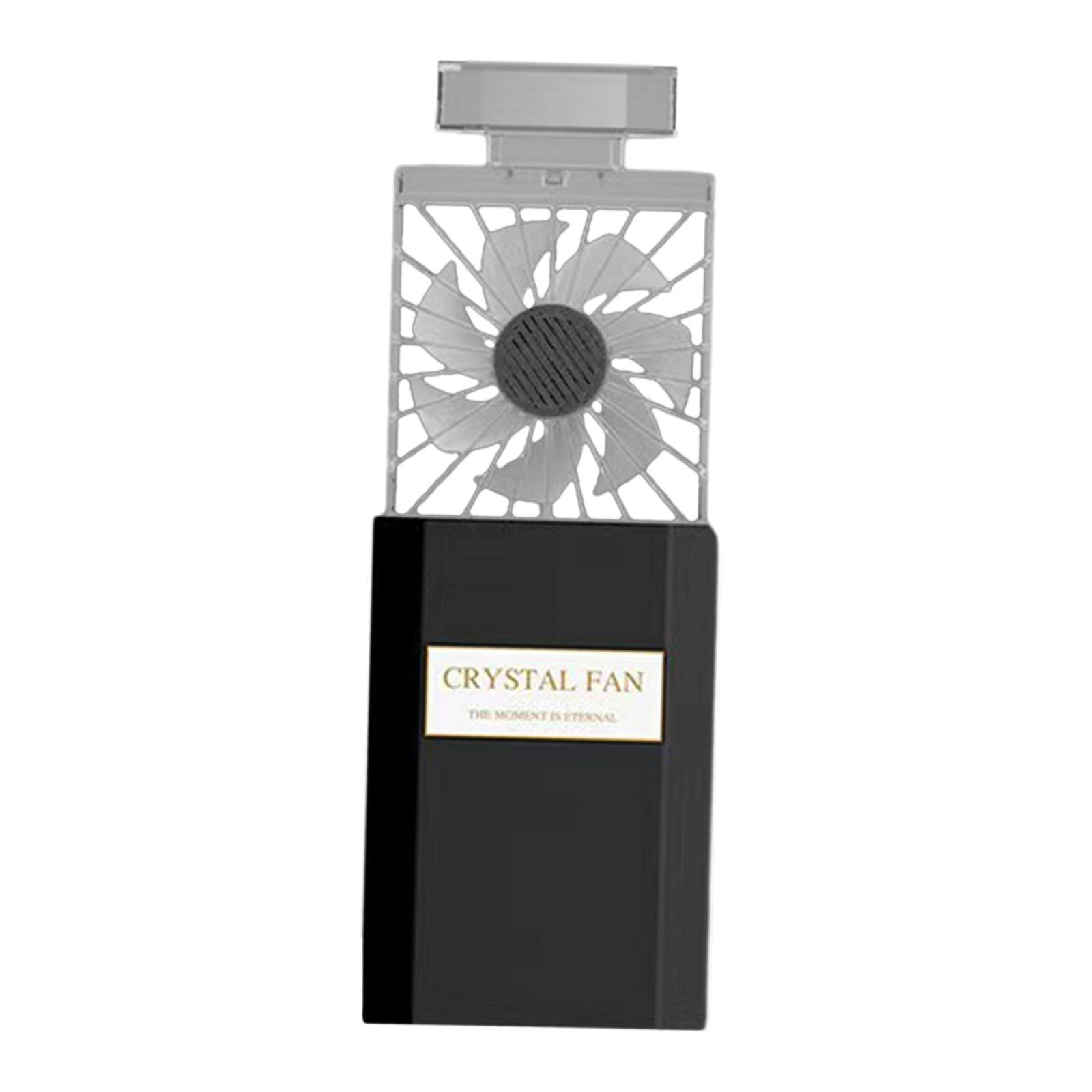 

Ручной вентилятор для женщин и леди, подарок, 3 скорости, регулируемый электрический выдвижной портативный охлаждающий вентилятор для путешествий, домашнего макияжа, офиса, рабочего стола чёрный