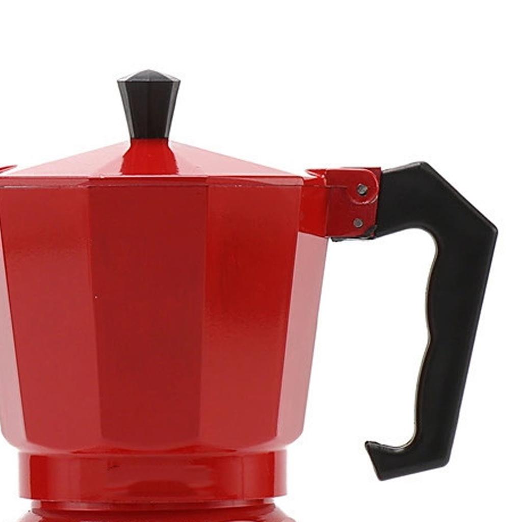 150ml Cafetieră Moka Distribuție Uniformă a Căldurii Aluminiu Plită Cafetieră Moka pentru Acasă Camping