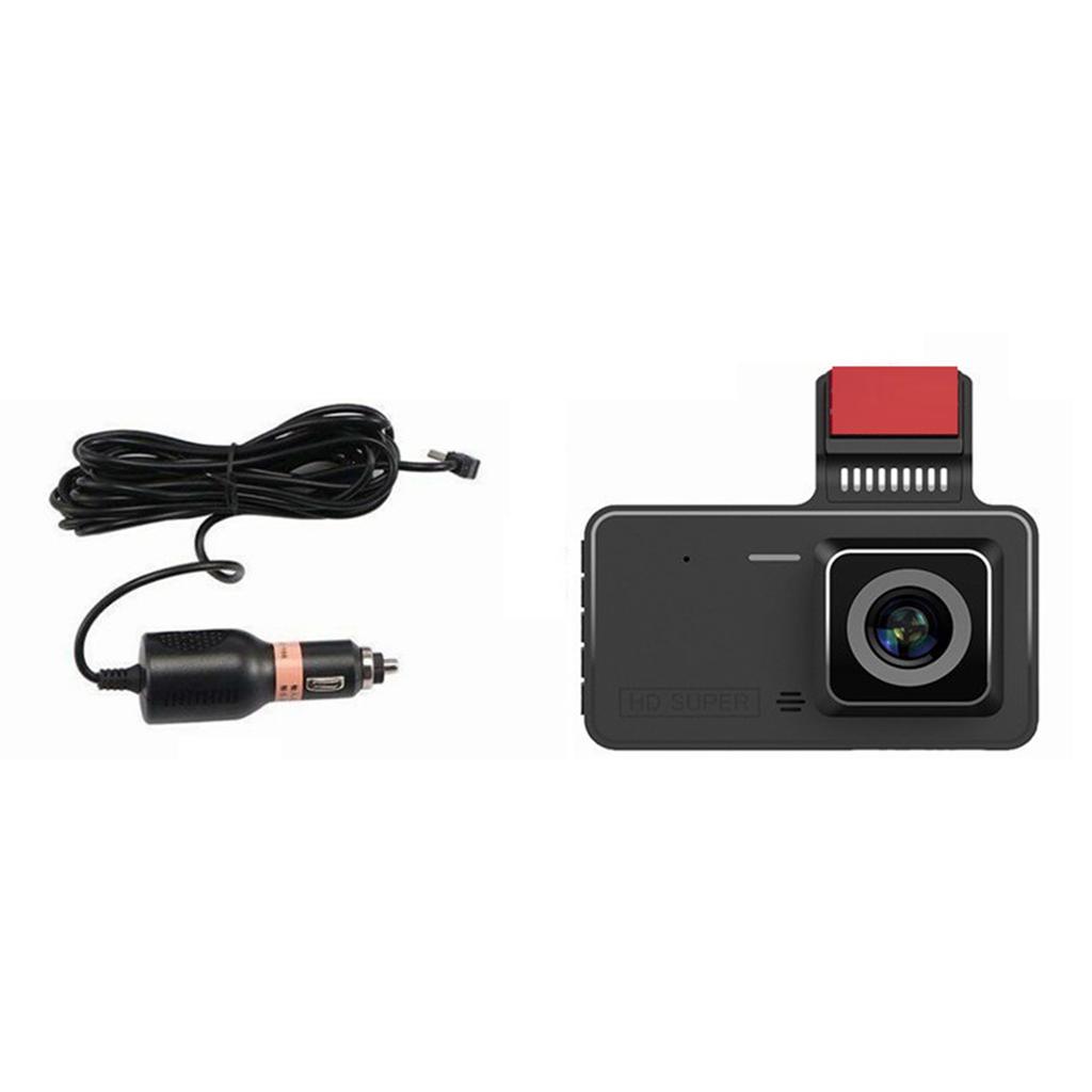 Car Driving Camcorder Support Rearview Camera Video Recorder Night Recording Black Box Cycle Dashcam 24H Parking Monitor