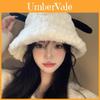 Cute Cartoon Sheep Fur Bob Hat For Winter Warmth Teen Girls Autumn Fashion
