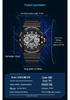 Sanda Men's Dual Display Waterproof Sports Watch: Multifunctional, Luminous, Fashionable, and Versatile for Outdoor Activities.