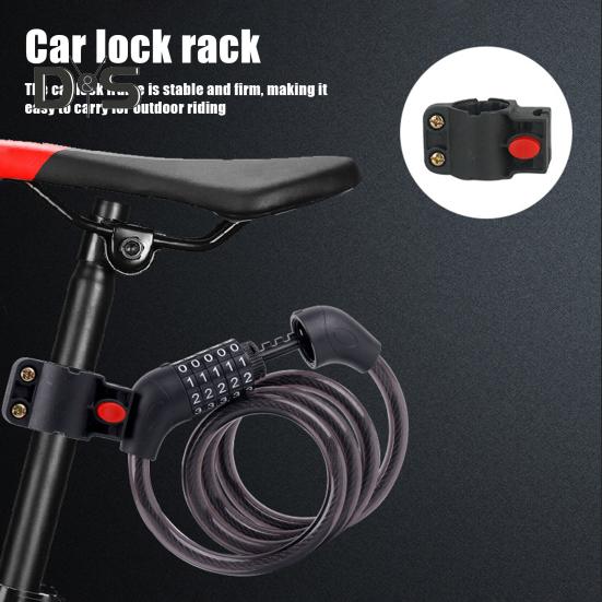 Bike Cable Lock with 5 Digits Shear-Resistant PVC Coating Universal Anti-Theft Security Protection Bicycle Scooter Safety Lock