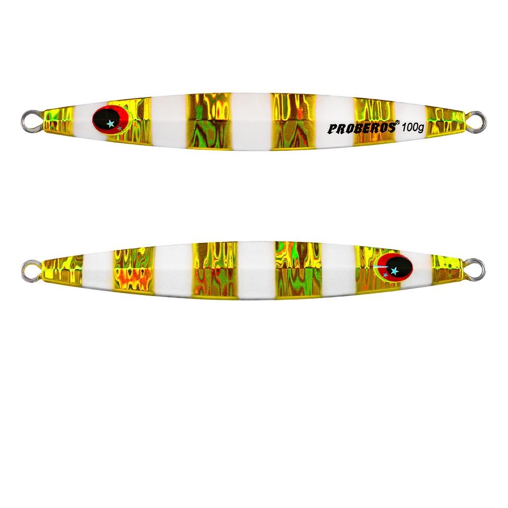 Havsfiske Blyfisk Falskt bete Järnplatta Lockbete Långt kast Nedsänkt falskt bete