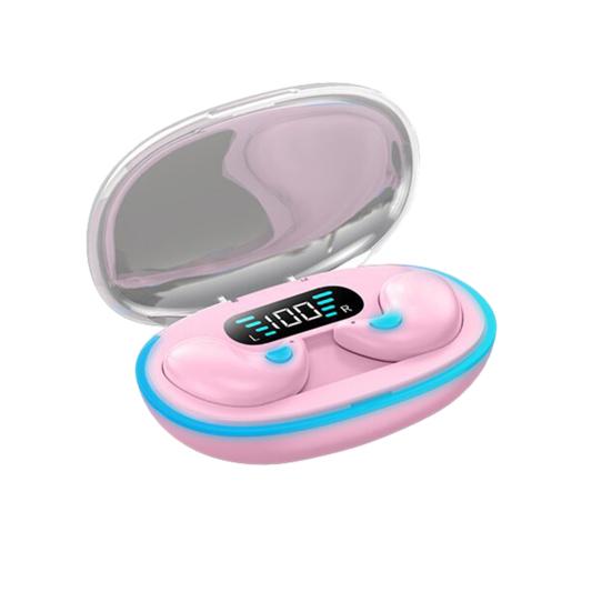 

Беспроводные наушники X55 True Bluetooth-совместимые 5,3-дюймовый водонепроницаемый светодиодный дисплей с шумоподавлением и длительным сроком службы батареи фиолетовый