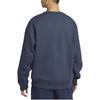 Nike Solo Swoosh Solid Color Crew Neck Casual Thickened And Fleece Lined Sweatshirt Men's Lightning Blue DX1362-437
