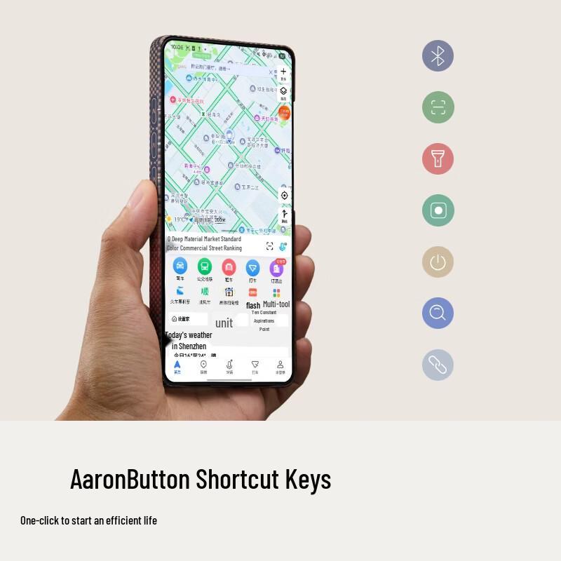 Custodia PITAKA MagEZ 6 per Serie Samsung S26 con Pulsanti ad Accesso Rapido