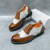 Fashion Classic Men Dress Shoes Lace Up Shoes for Men Plus Size Point Toe Business Casual Comfortable Men Formal Shoes for Wedding