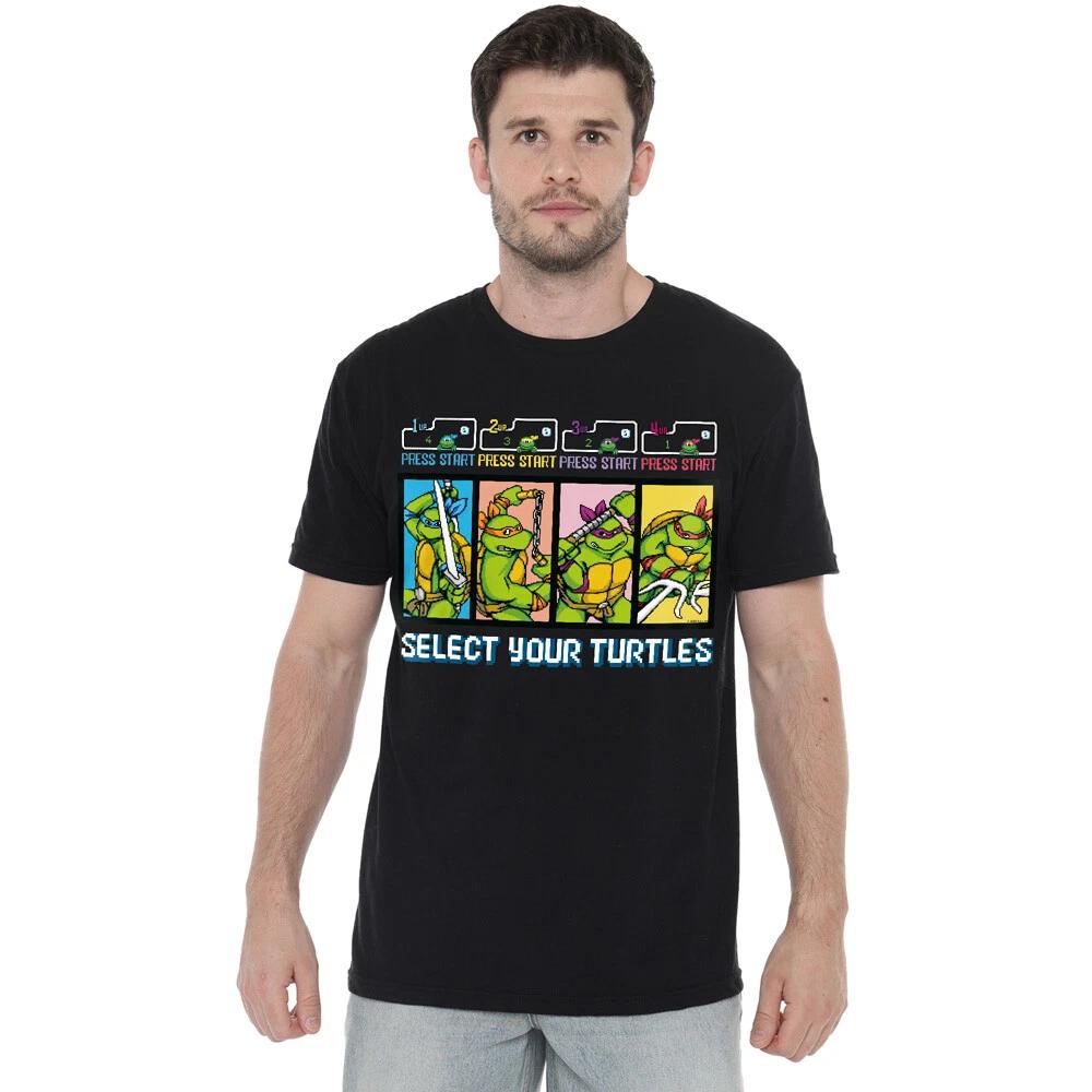 Tmnt Select Your Turtles 100% Cotton T-shirt Mens Tees Top S-5XL, Black XL
