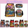 Gormiti Backpack And Pencil Case Set With Nylon Material For School And Daily Use