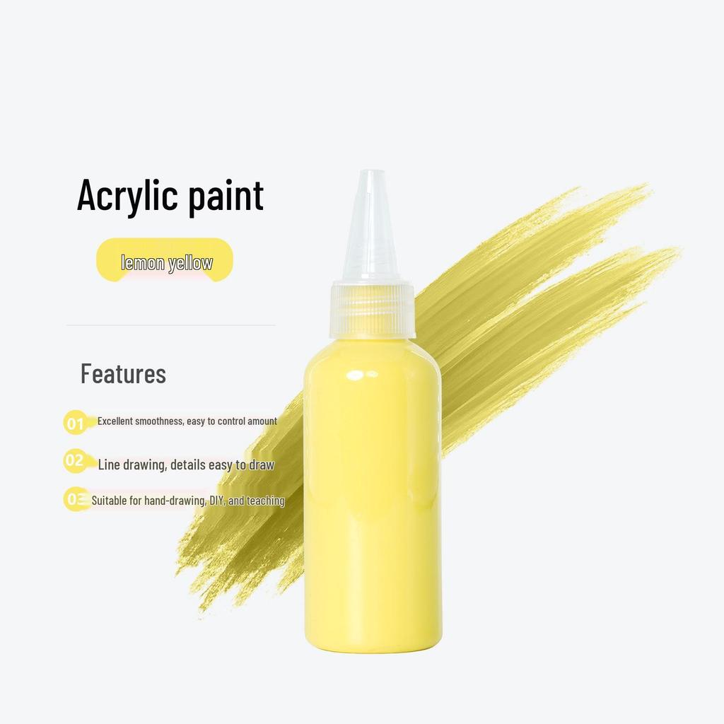 100ml Waterproof Acrylic Paint Set for Children's DIY Projects & Plaster Dolls.