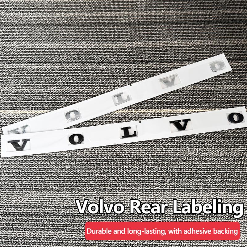 Volvo Emblema de Letras para Carro Adesivos Metálicos para Porta-malas de Automóvel Para Volvo Xc60 Xc90 V40 V60 S60 V50 V90 S80 C40 XC40 V70 XC70 C30 C70 Rdesign