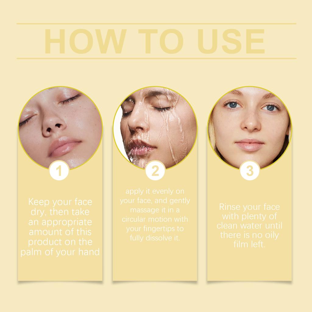 Cleansing Oil Makeup Remover Oil Deep Cleansing Pore Dirt Remove Blackhead Non-greasy Smooth Refreshing Deeply Nourishes Skin