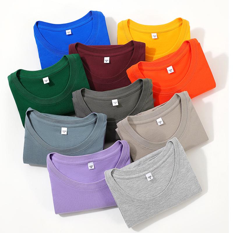 Custom Pure Cotton Short-Sleeve T-Shirt for Campus Clubs and Class Uniforms