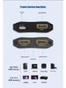 4K HDMI Splitter: Aluminum Alloy, 1 Input To 2 Outputs, Gold-Plated, Dual Display HDTV