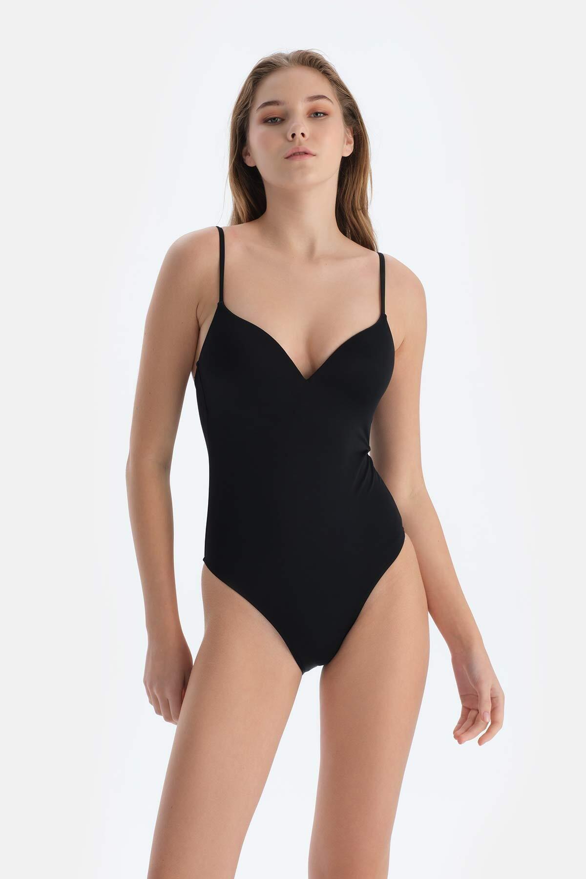 

Женский модный новый купальник, черный закрытый купальник L