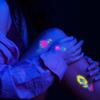 New Nightclub Fluorescent Tattoo Sticker Face Sticker, Waterproof Dragon And Tiger Flower Feather Neon Luminous Tattoo Sticker
