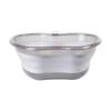 652F Collapsible Washing Tub 2 Sizes Foldable Laundry Basket Home Bathroom