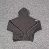 Unisex American Patchwork Batwing Sleeve Embroidered Fleece Hoodie and Casual Pants Set