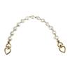 Bag Strap Extender Short Imitation Pearl Purse Chain Strap Replacement for Shoulder Crossbody Bag