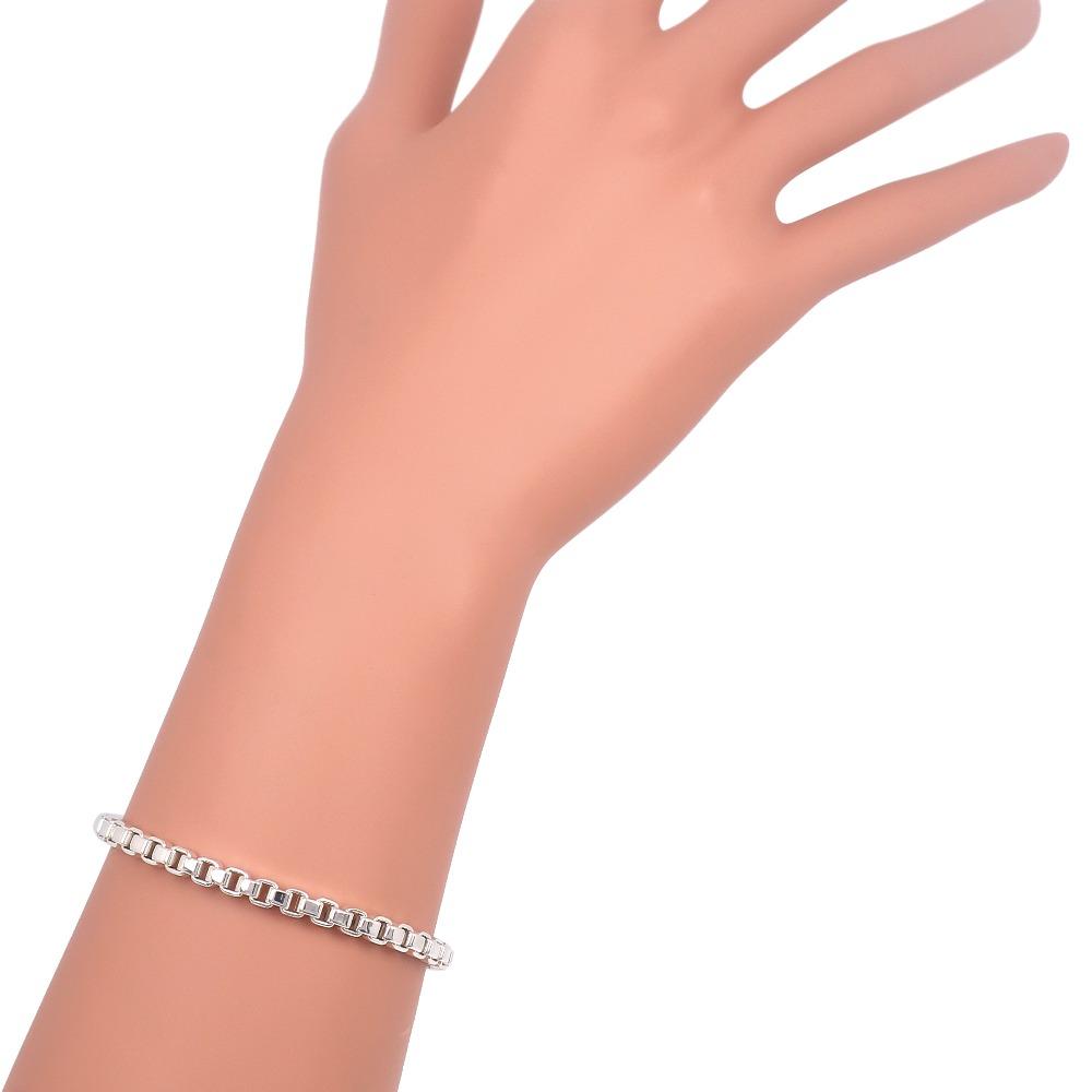 TIFFANY&Co. Venetian Bracelet Silver925 15.2g Women Used