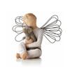 Handmade Imitation Wood Carving Resin Crafts Home Decoration Gift For Couples