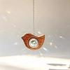 1/3Pcs Rustic Wooden Bird Sun Catcher  Prism Rainbow Window Hanging Suncatcher For Garden Home Decor Bird Lover Gift