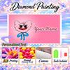 Kissy Missy 5D DIY Diamond Painting Custom Name Text, Full Drill Rhinestone Mosaic Art Home Gift