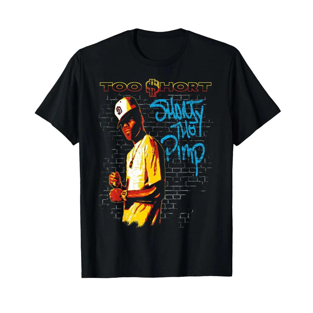 Too Short The Pimp W Bricks T Shirt Vintage Stretched Comfortable Homme Breathable Unisex Stylish Graphic Slightly