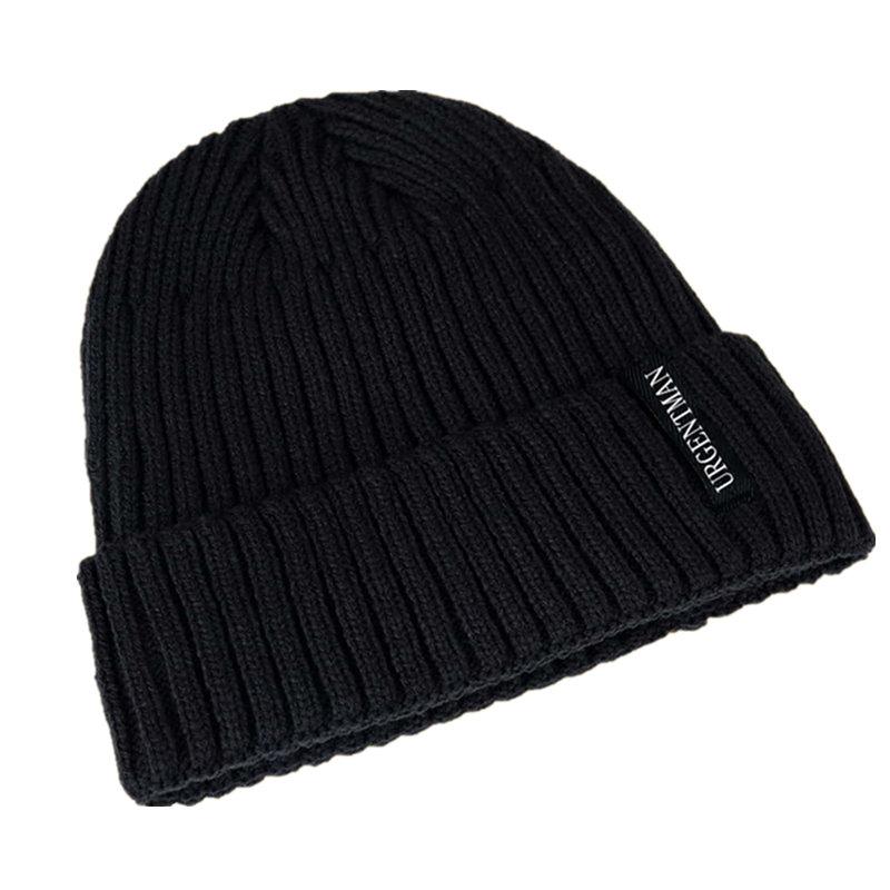 Nowe Unisex Ciepłe Zimowe Czapki Stylowa Czapka Beanie Z Podszewką Z Pluszowego Futra Grube Dzianinowe Czapki Dla Mężczyzn i Kobiet Czapki Codzienne