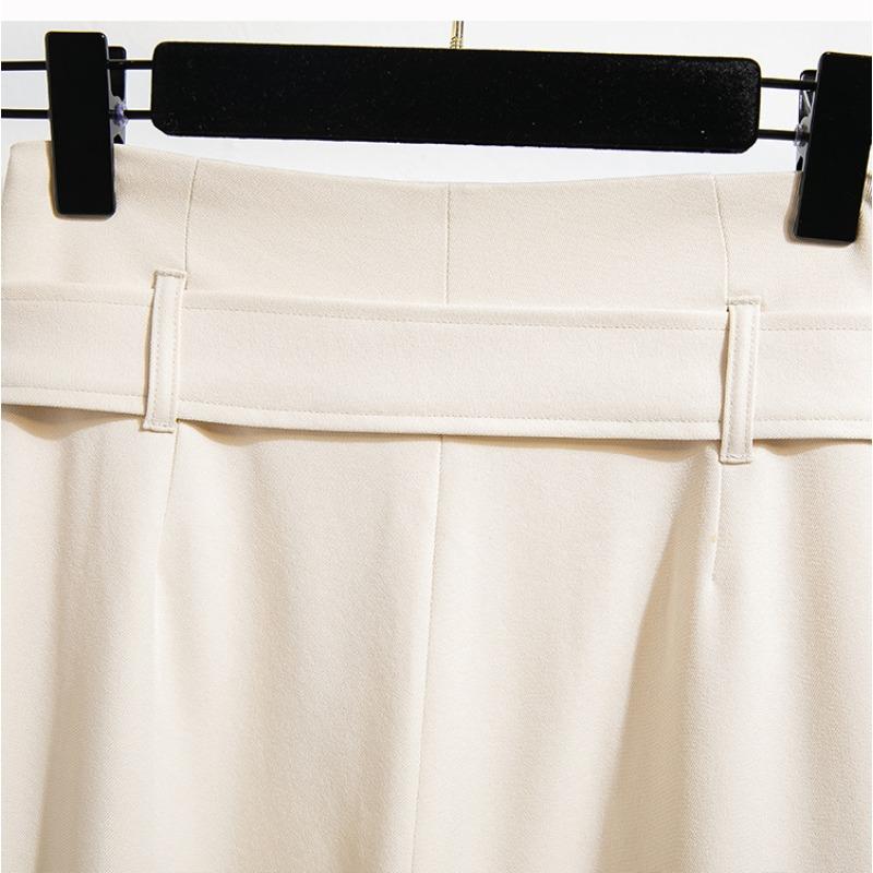 Damenmode, lässig, einfarbig, bedruckt, hohe Taille, Hosen, Hosen und Caprihosen