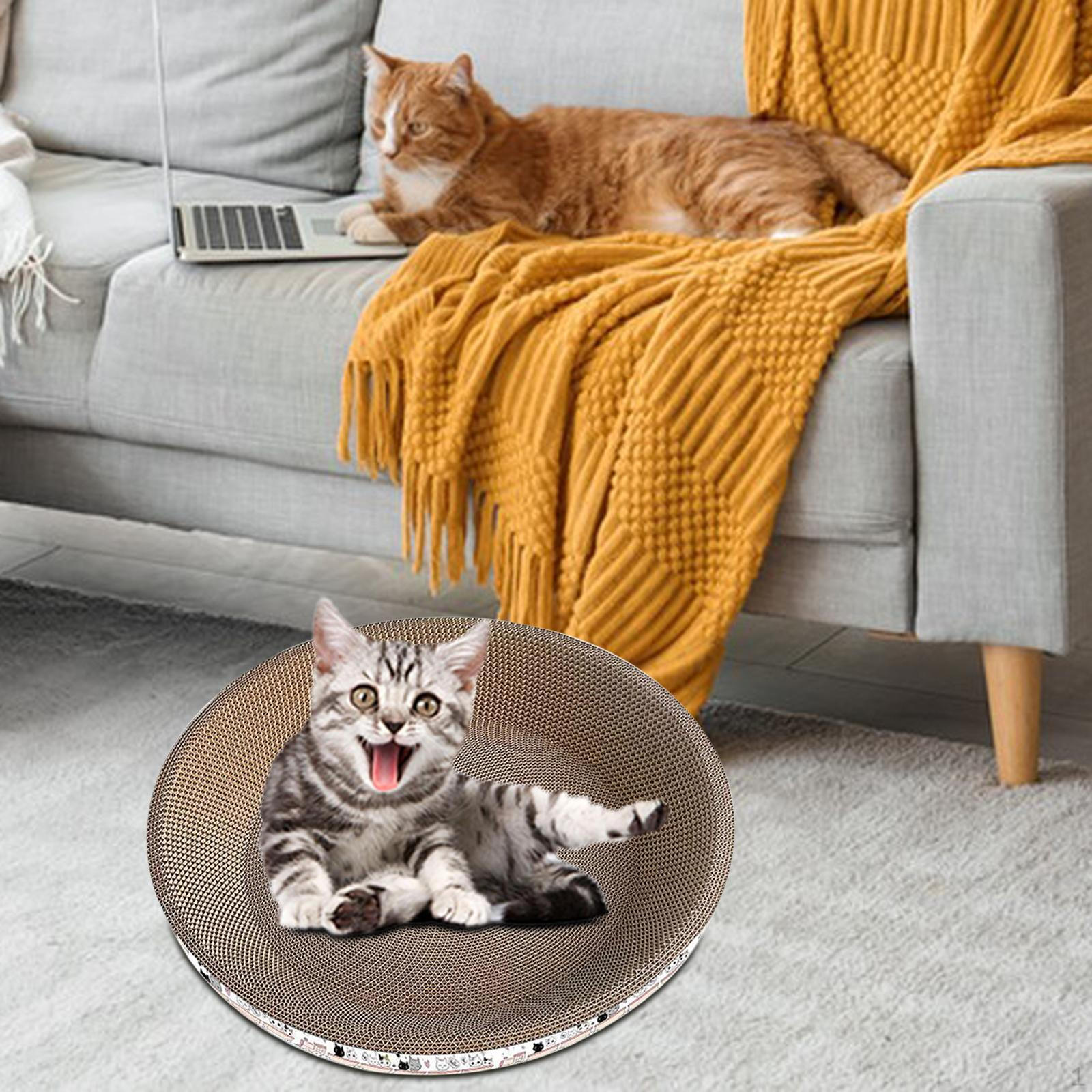 

Картонная когтеточка для кошек, защитная мебель для отдыха, расслабляющая защита для домашних кошек 45cmx9cm