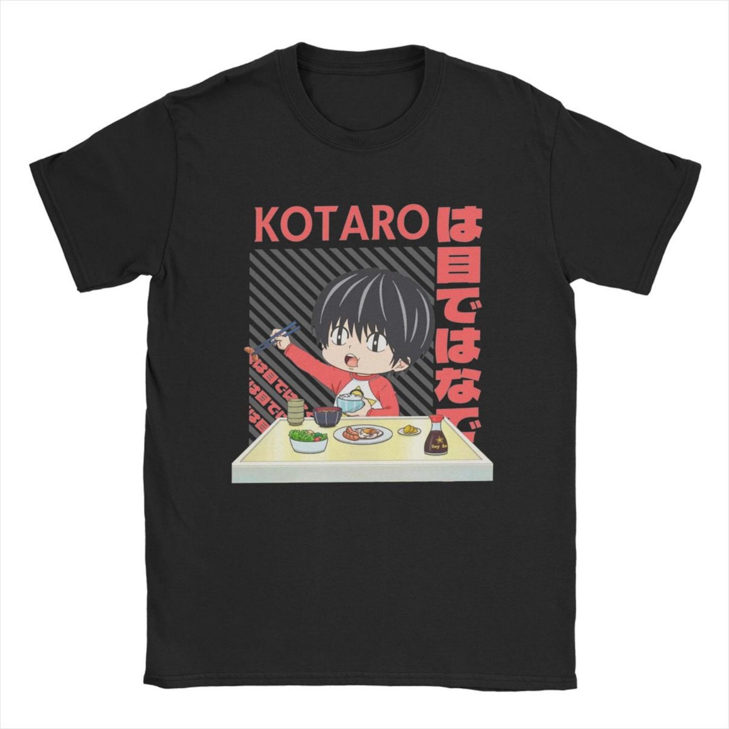 

Футболки Kotaro Lives Alone для мужчин Хлопковые Новинки Футболки Круглый вырез Аниме Футболка Короткий рукав Топы Лето S