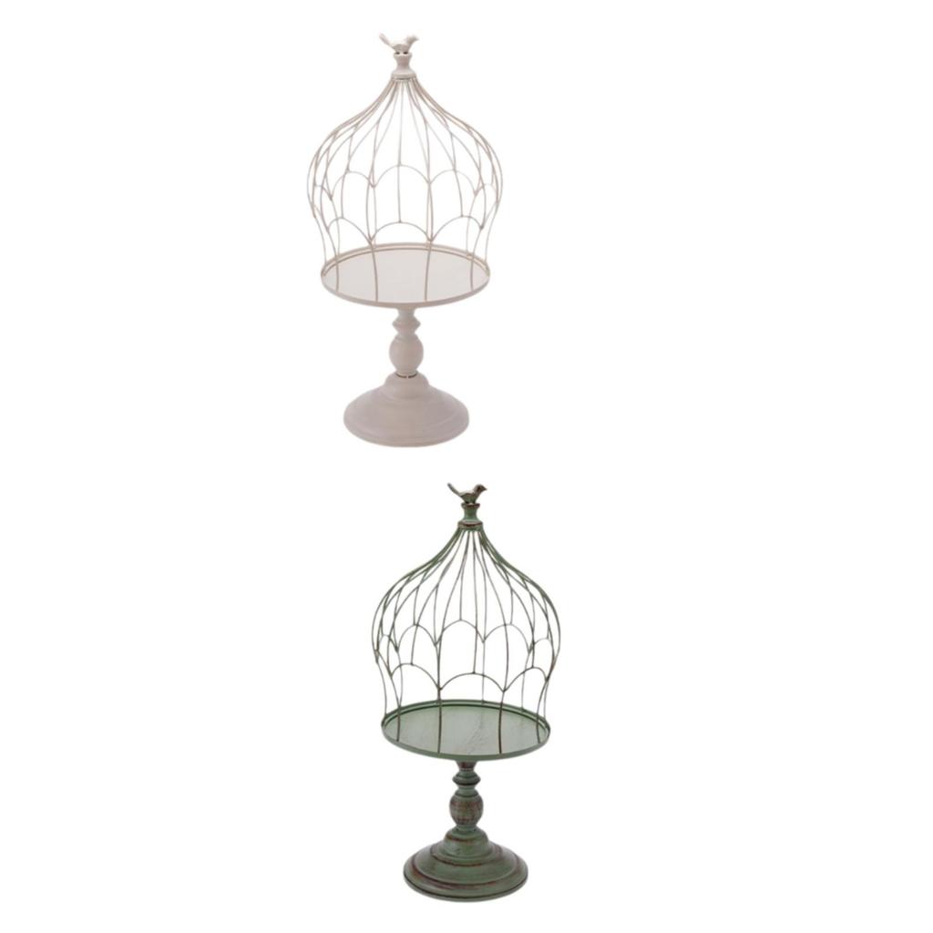 Desktop Iron Birdcage Flower Stand Flower Display Rack for Outdoor Balcony