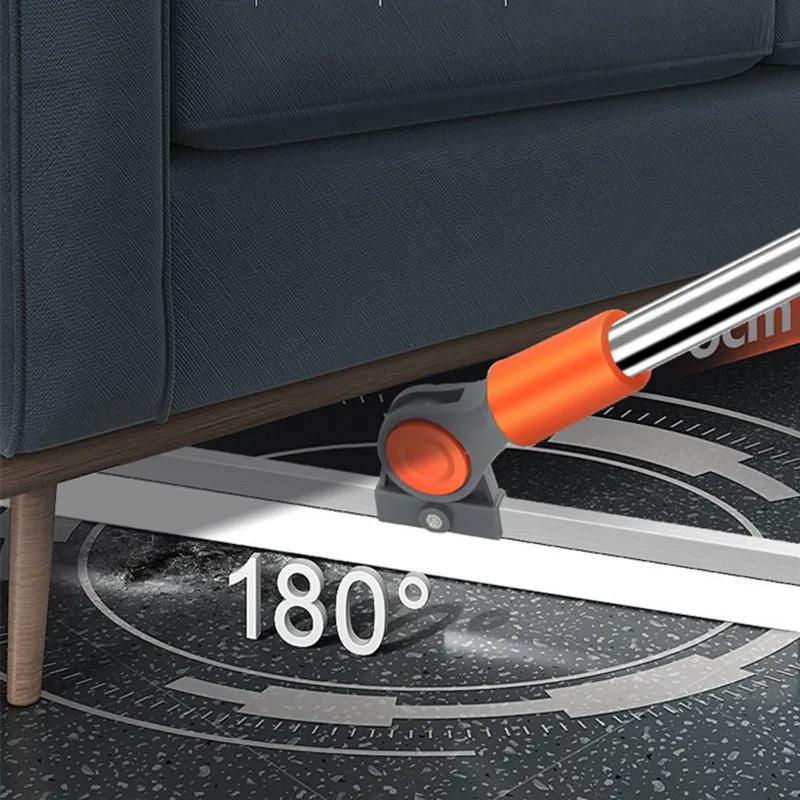 Silicone Floor Scraper Broom Retractable Long Handle Floor Scrubber Water Absorbent Strip Window Glass Multifunctional Cleaning