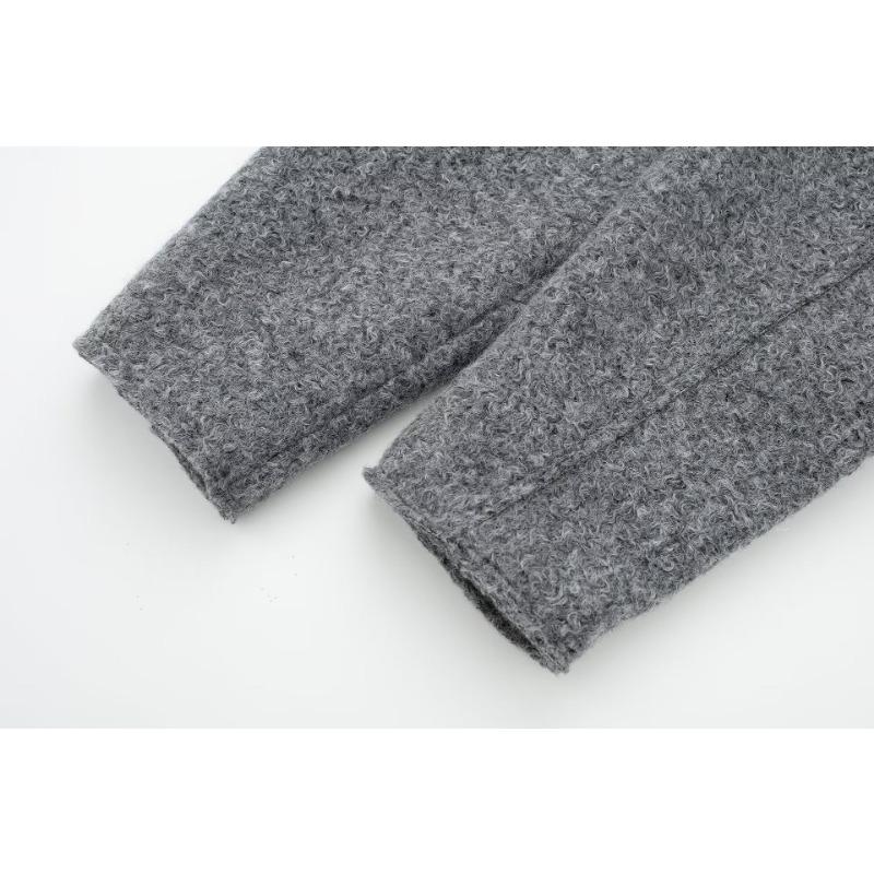 Autumn Women's Plus Size Street Fashion Soft Tweed Short Jacket Coat