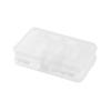 Transparent Double-layer Plastic Jewelry Storage Box Multi-purpose Organizer Container For Hair Clips Necklace Earring Jewelry