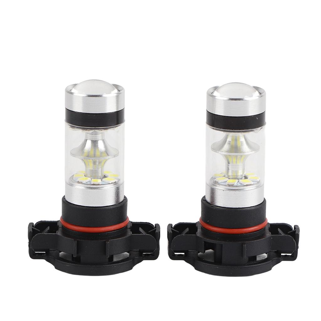 LED Fog Light Bulbs 12-24V 100W 6000K White Car Bright for 2015-2018