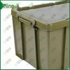 Mingji Heavy-Duty Military Green Storage and Transport Bin