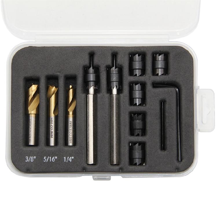 13 Piece Welding Slag Remover Drill Bits For Metal Fabrication Heat Treated Long Lasting Lightweight Professional Workshop Use
