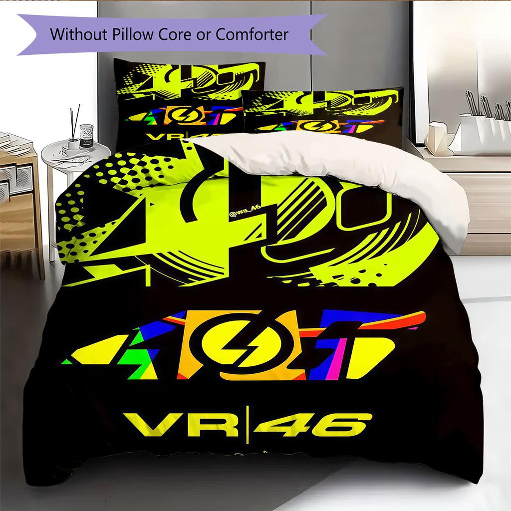 Rossi Oath Bedding Quilt Set Quilt Cover Pillowcase Home Decoration Birthday Gift (1 * Duvet Cover + 2 * Pillowcase, Without Core)