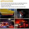 APSMOTIV 2PCS LED Marker Lights Trailer 24V Trailer Red Chicken Lights for Semi Trucks Freightliner Cargo Marker Lights Universal Fit