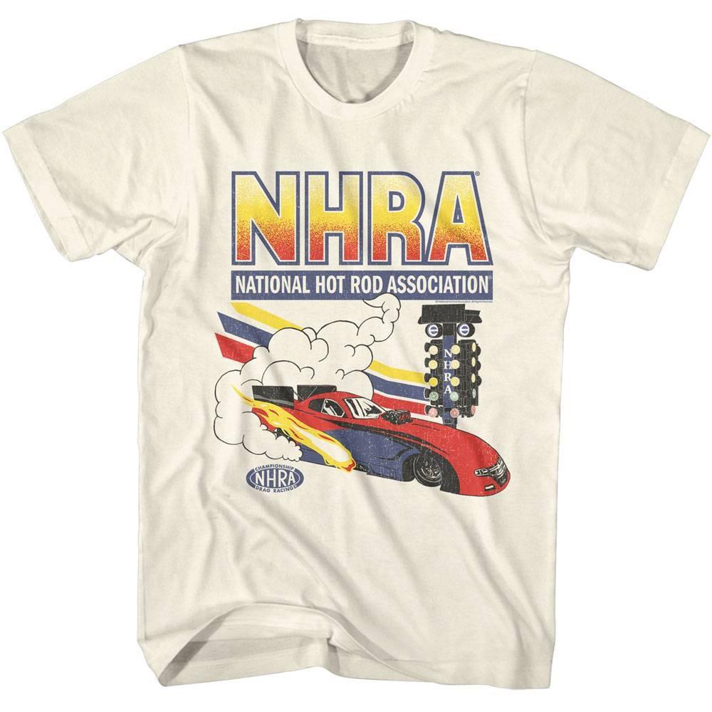 NHRA Flaming Dragster Men T Shirt XXXL