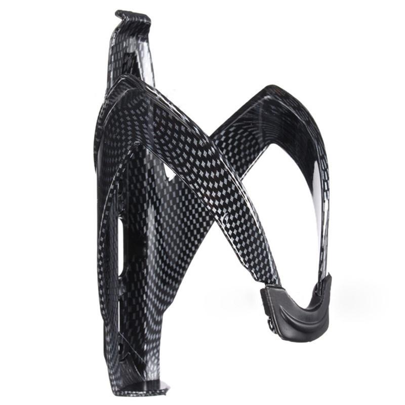 Black Imitation Carbon Fiber Bike Glass Water Bottle Holder MTB Cycling Road Bicycle Water Bottle Cages Bicyle Bike