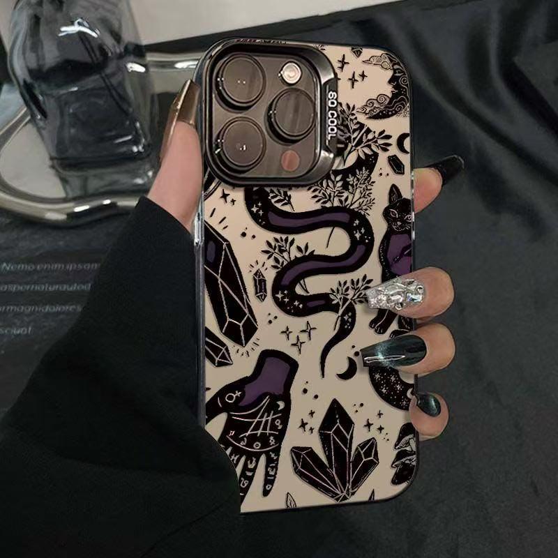 Cross Black Snake Pattern Full Coverage iPhone 11 Pro Mobile Case iPhone 15