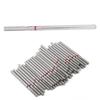 50pcs Flat Head Nail Polishing Grinding Head Nail Art Dead Skin Removal Nail Drill Bits