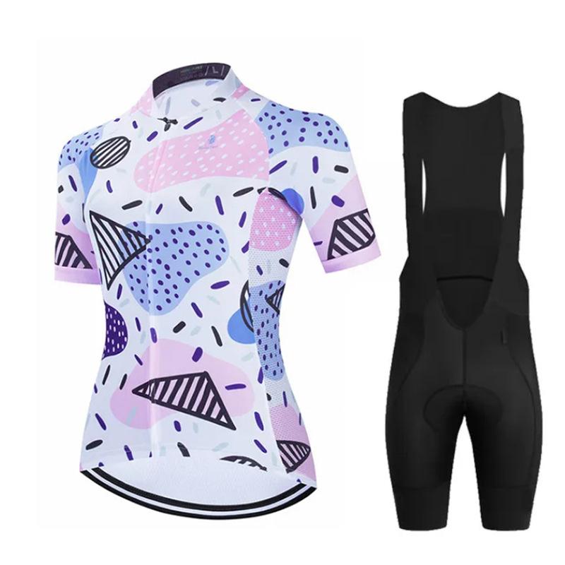 

Дышащий летний костюм для велоспорта 2026, Весенний костюм для активного отдыха на природе, Женский короткорукавный комбинезон для велосипеда, Простой, дышащий и удобный XS