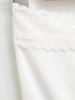 European Style White Lace Off-the-Shoulder Bandeau Top