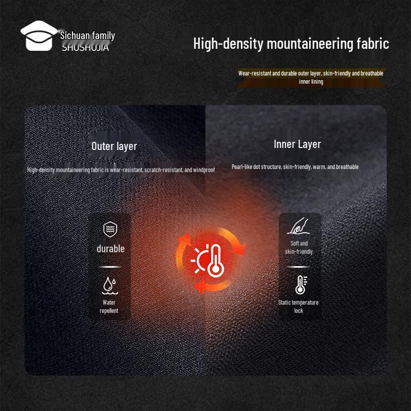 Men's Windproof Wrinkle-Resistant Straight-Leg Commuter Trousers