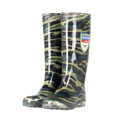High Quality Men's Thick Rain Boots Camouflage Anti-skid Rain Boots Fishing Farm Rural Industrial Wear-resistant Rubber Boots